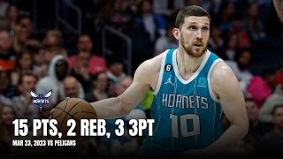 Svi Mykhailiuk 15 PTS 2 REB 3 3PT Hornets Highlights vs Pelicans All Possessions 32323 [upl. by Frager]