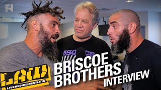 THE BRISCOES on Sibling Rivalry Bully Ray NJPW  LAW INTERVIEWS [upl. by Gundry218]