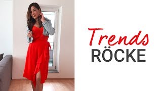 Diese Rocklänge trägt man 2019  Top 6 Trends Röcke Frühling Sommer 2019  natashagibson [upl. by Arol]