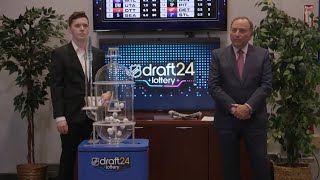 Gary Bettman conducts the 2024 NHL Draft Lottery [upl. by Batsheva]