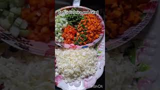 enjoy Nigerian jollof rice and salad Necheandmangs [upl. by Conney]