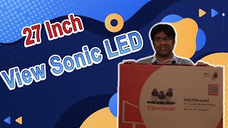 ViewSonic LED VX2776SMH Unboxing and review 27 Inc LED [upl. by Ethan417]