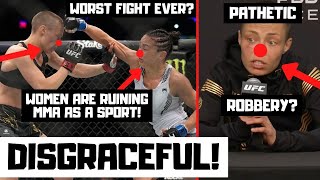 Namajunas vs Esparza Was The Worst Fight Of All Time And Deserves Punishment  Full Fight Reaction [upl. by Ardeth]