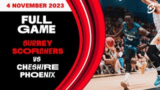 Surrey Scorchers vs Cheshire Phoenix British Basketball League Championship  LIVE [upl. by Soule]