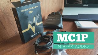 MIRFAK Audio MC1P  LAVALIERE MICROPHONE Unboxing [upl. by Anitsyrhk]