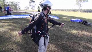 The Front Launch  Paragliding Basics  How to Paraglide [upl. by Lattie]