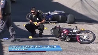 Bandido tenta assaltar policial e acaba morto [upl. by Solberg838]