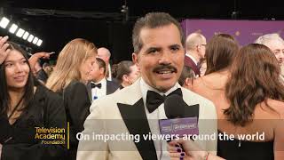 John Leguizamo at the 76th Emmy Awards  TelevisionAcademycomInterviews [upl. by Nilyaj]