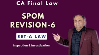 Lect6Corporate amp Economic Law Revision SPOM  inspection amp investigation  CA Amit Popli [upl. by Nahrut]