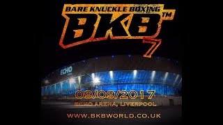 SWEENEY V GUILLARD WORLD BKB MIDDLEWEIGHT TITLE REMATCH BKB7 ECHO ARENA BARE KNUCKLE FIGHT [upl. by Aisaim526]