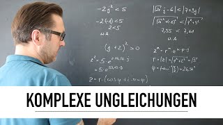 Wie löse ich komplexe Ungleichungen  Potenzieren von komplexen Zahlen  Absolutbeträge [upl. by Hyps]