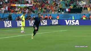 Incredible Arabic commentary  Van Persie vs Spain  World Cup 2014 [upl. by Nilo]