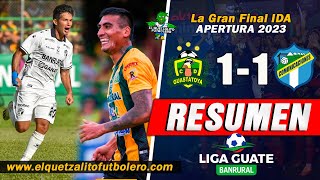 EMPATE  Guastatoya 1 vs Comunicaciones 1  La Gran Final IDA Apertura 2023 RESUMEN COMPLETO [upl. by Annayhs]