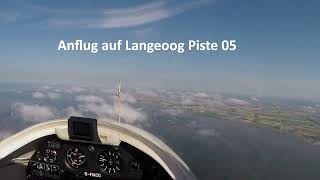 Anflug auf Langeoog Piste 05 [upl. by Abra]