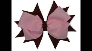 How To Add Ribbon Spikes To Hair Bows [upl. by Nimaynib336]