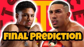 TEOFIMO LOPEZ DEF JAMAINE ORTIZ BY UDKEYSHAWN DAVIS DEF JOSE PEDRAZA BY TKO PREDICTION [upl. by Ollehcram]