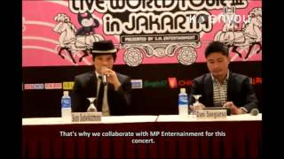 SMTOWN LIVE WORLD TOUR III Jakarta Press Conference [upl. by Ajnos840]