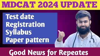 MDCAT 2024 Update Good News For Repeaters Date Syllabus  Paper Pattern AdmissionWaleUstad [upl. by Akcinehs851]