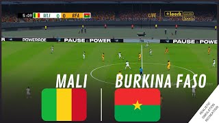 MALI  BURKINA FASO  Coupe dAfrique des nations 2023  Simulation de jeu vidéo [upl. by Kcirdnekal298]