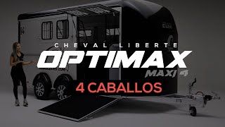 REVIEW Remolque para 4 caballos OPTIMAX  MAXI 4 Cheval liberte [upl. by Vierno]