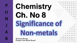 Chemical Reactivity  Sig of non metals  9th  chemistry  Punjab board [upl. by Torres]