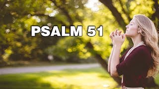 Psalm 51 Song Create in me a clean heart O God Christian Scripture Praise Worship with Lyrics [upl. by Freeborn]