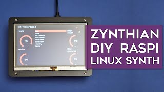 Zynthian  DIY Linux Raspberry PI synthesizer setup tutorial and sound demo [upl. by Solon]