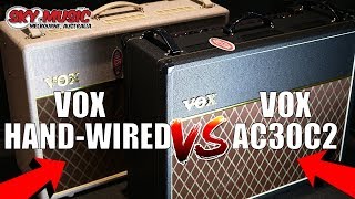 Vox AC30 Hand Wired vs Vox AC30C2 Amplifier  An Amplifier Shootout [upl. by Georgeta]