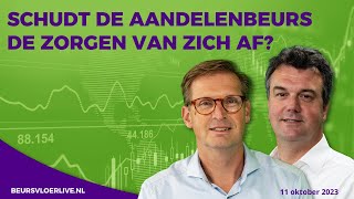 Schudt de aandelenbeurs de zorgen van zich af [upl. by Allicserp]