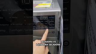 Diferencia entre LAVADORA vs LAVADORA SECADORA CARGAFRONTAL LG hogar lavado motor [upl. by Heshum]