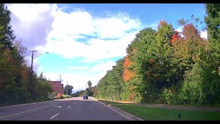 Autumn day in Fredericton New Brunswick Canada🚗 [upl. by Eiclud]