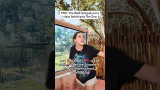 PART 2  The Wolf Girl Goes to the Zoo  Audra Johnson  audrajohnson on TikTok wolfgirl shorts [upl. by Erleena]