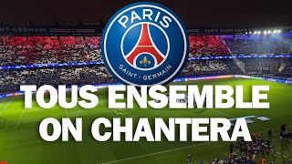 CHANT PSG  TOUS ENSEMBLE ON CHANTERA 🔴🔵 [upl. by Ramma671]