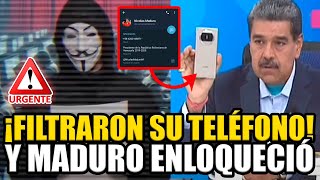 🚨ANONYMOUS FILTRÓ EL NÚMERO TELEFÓNICO DE MADURO Y EL DICTADOR SE VOLVIÓ LOCO  BREAK POINT [upl. by Felder327]