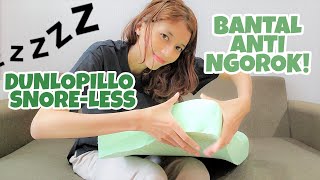 BANTAL ANTI NGOROK DUNLOPILLO SNORELESS LATEX PILLOW [upl. by Ydualc]