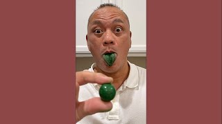 👂ASMR DUBBLE BUBBLE PAINTERZ MOUTH COLORING BUBBLE GUM GRIPPIN’ GREEN EATING SOUNDS👂ORIGINAL LENGTH👂 [upl. by Adnawed]