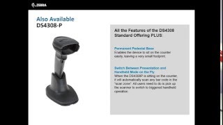 Zebra Technologies DS4308 Barcode Scanners [upl. by Ralip]