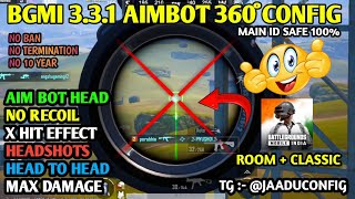 BGMI 34 AIMBOT OBB  BGMI 34 NO RECOIL CONFIG  BGMI NO RECOIL CONFIG 34  100 Safe No Ban [upl. by Ygief]