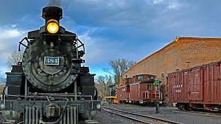 Cumbres and Toltec 484 at the Chama rail yard [upl. by Lenore]