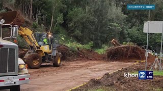 Townbound lanes of Pali Hwy to reopen Sunday [upl. by Ahseenal]