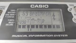 69  Bridal March Lohengrin Casio CTK 496 Song Bank Archive [upl. by Cryan]