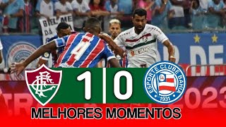 FLUMINENSE x BAHIA  MELHORES MOMENTOS  BRASILEIRÃO 2024 [upl. by Annahsirhc]