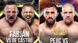 FNC 19 ANALIZA Miran Fabjan Vs Yorgan De Castro  Vaso Bakočević Vs Filip Pejic  Jason Vs Barton [upl. by Leddy]