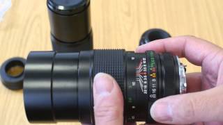 Vivitar 200mm f35 manual focusing lens for birding on m43 [upl. by Anastice251]