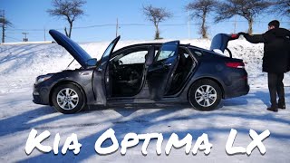 2019 Kia Optima LX  review walk around and test drive  100 rental cars [upl. by Cl]