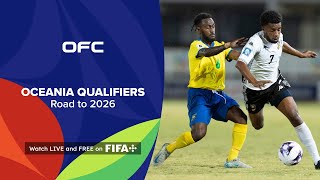 Highlights  Solomon Islands v Fiji  FIFA World Cup 26™ Oceania Qualifiers [upl. by Tore]