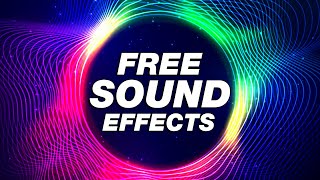 FREE Sound Effects For VIDEO EDITING [upl. by Gnel]