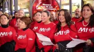 Metropolì Metropolà  Flash Mob per i 50 anni della Metropolitana Rossa di Milano Fondazione Franco [upl. by Farrish]