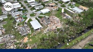 Hurricane Milton leaves death and destruction in its wake in Florida [upl. by Bilak]