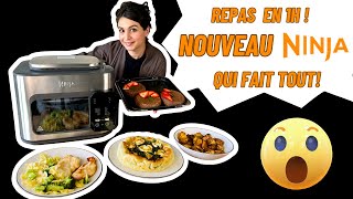 Ninja Combi multicuiseur fouramp airfryer 12en1 SFP700 repas complet 🥘review test et avis [upl. by Avlis989]